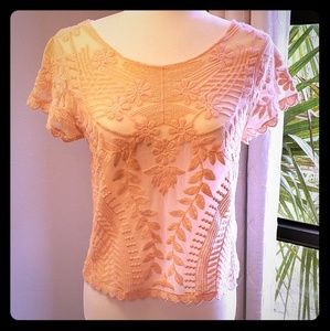 Express lace top, new, no tag
